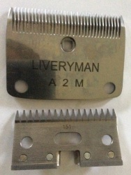 A2 Lister Fit Blades with Metal Yoke - made by Liveryman